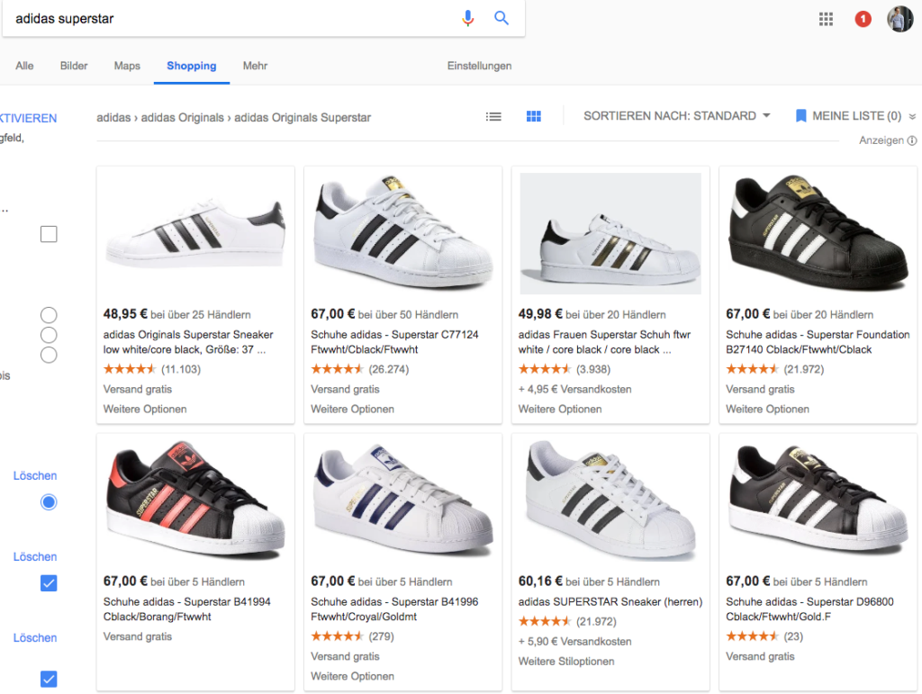 Google Shopping Google Shopping einbauen