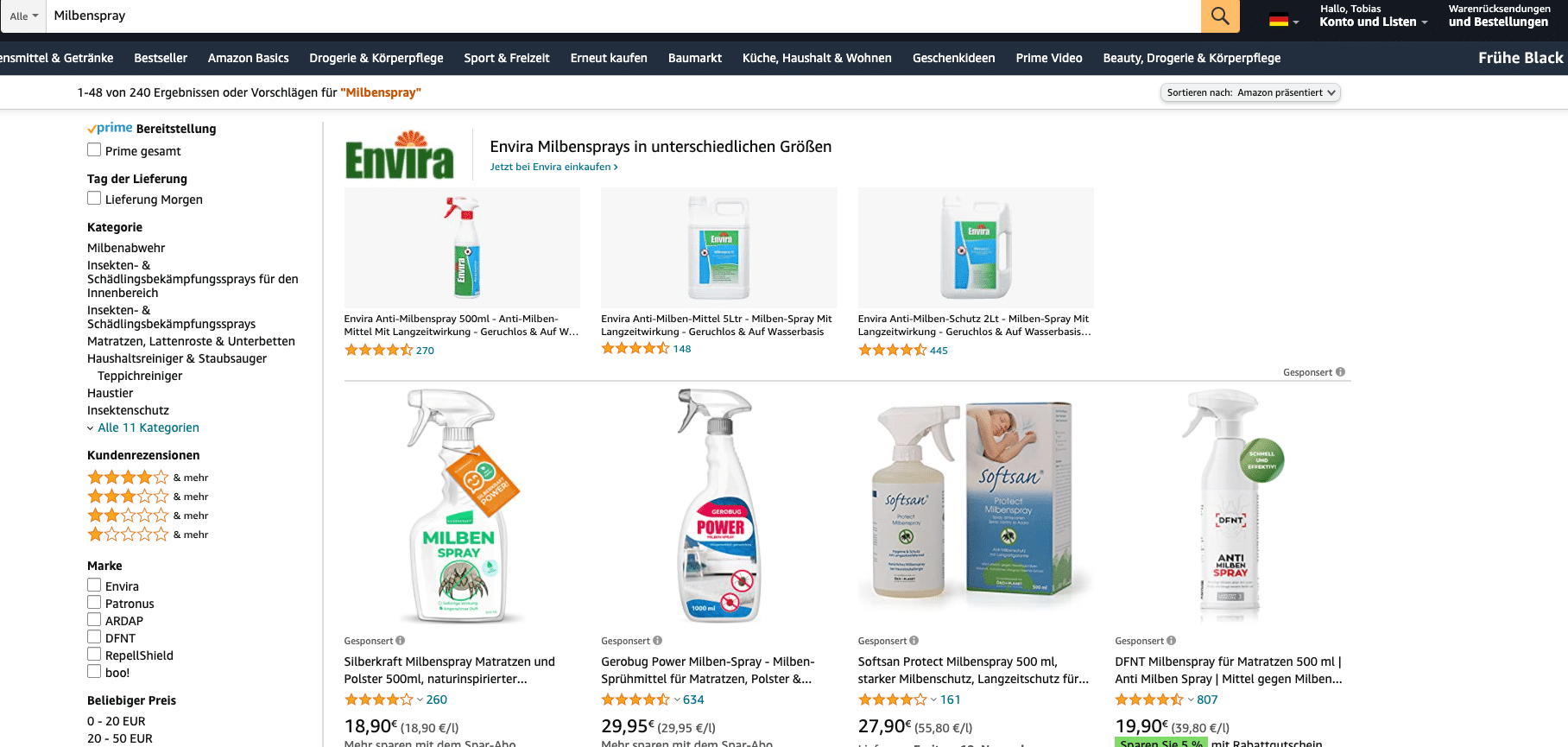 Amazon sposnored Product